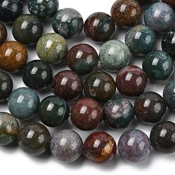 Природного индийского агата бисер нитей&nbsp;G-G515-12mm-05