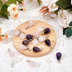 18шт 3 стиля подвески с драгоценными камнями&nbsp;G-FI0001-28