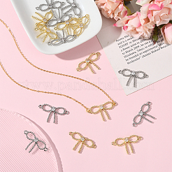 16 шт. 2-цветная стойка с покрытием из латуни&nbsp;KK-SC0006-77