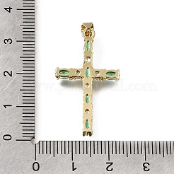 Pendentifs en laiton pavé de zirconiums cubiques de Pâques&nbsp;CU-E002-01C-G05