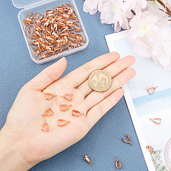 Класс латунный залог щепотки льда для изготовления кулона&nbsp;KK-PH0001-35RG-NR