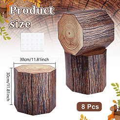 8 Stück Baumstamm-Papierverpackungsboxen&nbsp;CON-GA0001-33