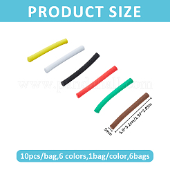 6 sacchetto di strisce di schiuma da 6 colori&nbsp;AJEW-FH0009-35B
