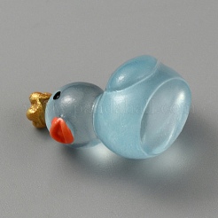 Светящаяся смола корона утка украшения&nbsp;RESI-SZC0003-07D