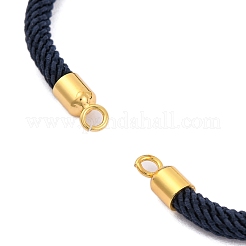 Fabrication de bracelets en cordons de nylon adaptés aux breloques de connecteur&nbsp;AJEW-P116-02G-21
