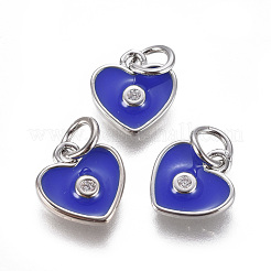 Латунные микро проложить кубического циркония подвески&nbsp;ZIRC-I026-06P