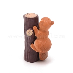 Ornamenti animali modello in resina a forma di scoiattolo&nbsp;DJEW-WH0011-74