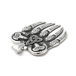 Подвески viking bear из нержавеющей стали 304 с ручной полировкой&nbsp;STAS-G274-06AS