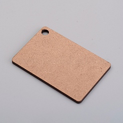 Porte-clés en bois&nbsp;KEYC-WH0016-18