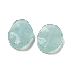 Крашеные натуральный белый нефрит бисер&nbsp;G-B070-23