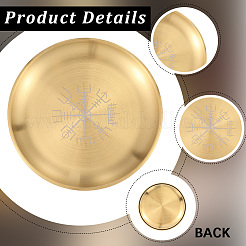 Подставка для свечей из нержавеющей стали&nbsp;AJEW-WH20019-90C