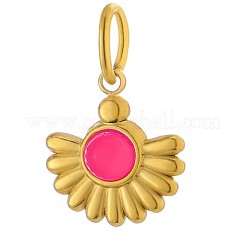 Подвески из нержавеющей стали 304 и бусин из натуральных драгоценных камней&nbsp;STAS-OY009-30G