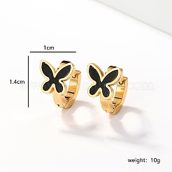 Boucles d'oreilles créoles en acier inoxydable 201&nbsp;AV5045-2