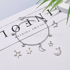 Устойчивые к потускнению 200 шт. 10 стильные подвески из нержавеющей стали 304&nbsp;STAS-LS0001-33P