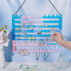 2 шт. акриловые настенные подставки для ювелирных изделий для сережек&nbsp;OACR-BC0001-28