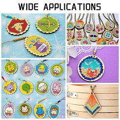 80шт. 8 кукольных деревянных подвески&nbsp;WOOD-AR0001-07