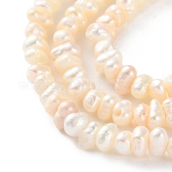 Brins de perles de culture d'eau douce naturelles&nbsp;PEAR-I007-02K-01A