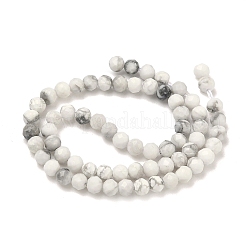 Природные Говлит бисер нитей&nbsp;G-B168-A01-3mm