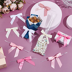 90 шт. 6 стиля полиэстеровая упаковочная лента бант&nbsp;AJEW-GA0008-14