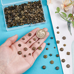 360 шт. набор из 12 стилей колпачков из сплава и железа&nbsp;FIND-ME0001-39