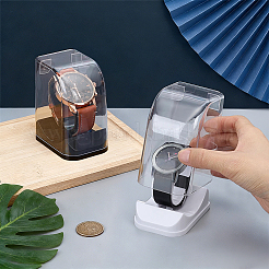 2 vitrina de plástico en forma de C para un solo reloj&nbsp;CON-PH0003-61