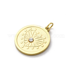 Подвески из нержавеющей стали 304 с кристаллами и стразами&nbsp;STAS-E550-16G