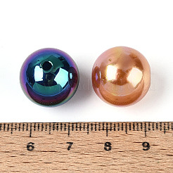 Непрозрачные акриловые бусины с УФ-покрытием&nbsp;PACR-T019-01M