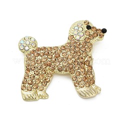 Броши из сплава животных со стразами для одежды&nbsp;JEWB-C046-04D-LG