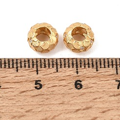 925 perline europee in argento sterling con micro pavé di zirconi cubici trasparenti&nbsp;SE-CBAF1B2-10G