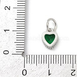 Colgante micropavé cubic zirconia de latón&nbsp;KK-H204-01P-06