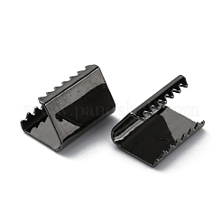 Embouts de sertissage de ruban de laiton&nbsp;KK-WH0046-34A-B