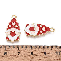 Рождественские эмали сплава подвески&nbsp;ENAM-T024-21A-G