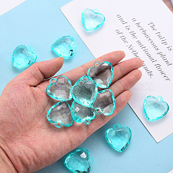 Прозрачные акриловые подвески&nbsp;LS-TACR-T024-03B-946