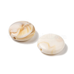 Двухцветные непрозрачные акриловые бусины&nbsp;MACR-M044-05