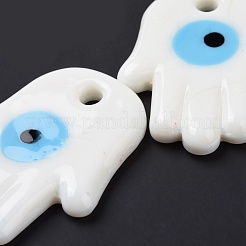 Ручной зла подвески бусины глаз&nbsp;LAMP-O018-02A