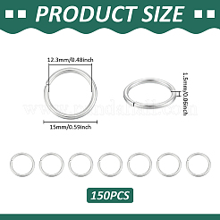150 шт. Открытые соединительные кольца из нержавеющей стали 304&nbsp;STAS-UN0042-56