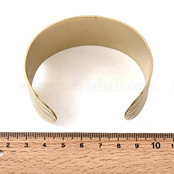 Manschettenarmbänder aus chirurgischem Edelstahl 316l&nbsp;BJEW-D454-01D-G