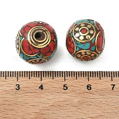 Handmade tibetischen Stil Perlen&nbsp;KK-Z157-02AG-01