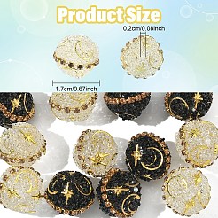 6 шт. бусины из акрила&nbsp;OACR-YW0003-64A