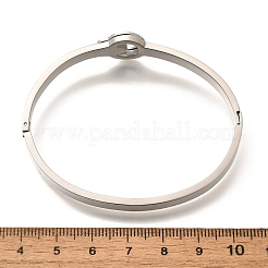 Bracelets à charnière en acier inoxydable 304 pour femmes&nbsp;BJEW-F474-46P