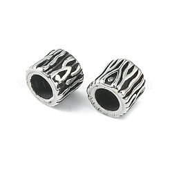 12 шт. 2 стиля европейских бусин из нержавеющей стали 304&nbsp;STAS-UN0046-47