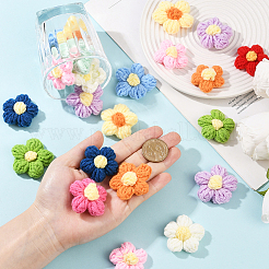 48 шт. 12-х цветные аксессуары для вязания украшений из хлопка ручной работы&nbsp;DIY-SC0031-61