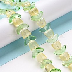 Прозрачные стеклянные бусины&nbsp;LAMP-H061-02J