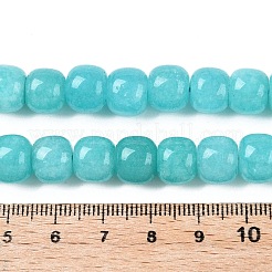 Chapelets de perles en jade blanc naturel teinté&nbsp;G-T138-S10