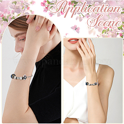 26 шт. 26 стиля кубических бусин из нержавеющей стали 304&nbsp;STAS-PA0001-03