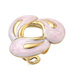 Anelli aperti con polsino in acciaio inossidabile 304 per donna&nbsp;RJEW-F207-02G-02