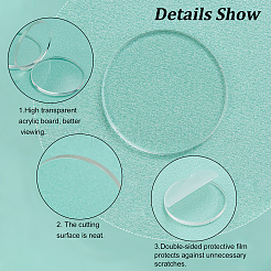 100 cercle transparent&nbsp;DIY-FG0003-42