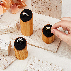 3 шт. 3 размера деревянные подставки для колец и ювелирных изделий&nbsp;RDIS-WH0011-36A-01