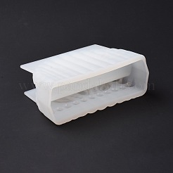 Moules en silicone de support de stockage de demi-cercle de bricolage&nbsp;DIY-K058-02