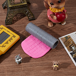 Пластиковая ручка валик для нанесения текстуры на глину&nbsp;DIY-WH0699-88E